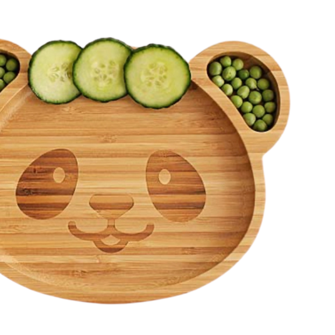 Bubba Boo – wholesale Servisset – Barn och baby – Bubba Boo Bamboo Panda Tallrik & Sked Set6