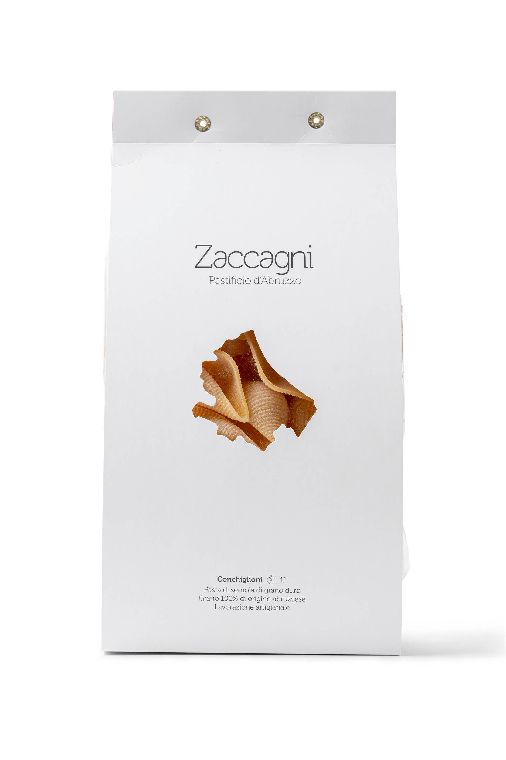 Pasta Zaccagni Pastificio d'Abruzzo Made in Italy - Wholesale Pasta - Conchiglioni 500 g - Premium Pasta - Made In Italy2