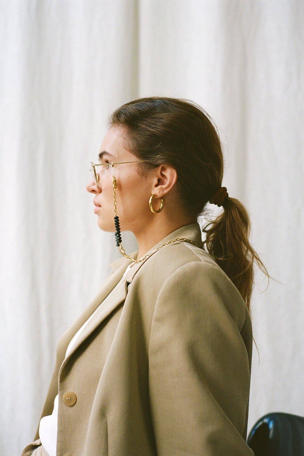 COCO BONITO – Großhandel Sonnenbrillen- & Brillenband – Damen – Brillenkette aus Onyx-Steinen3