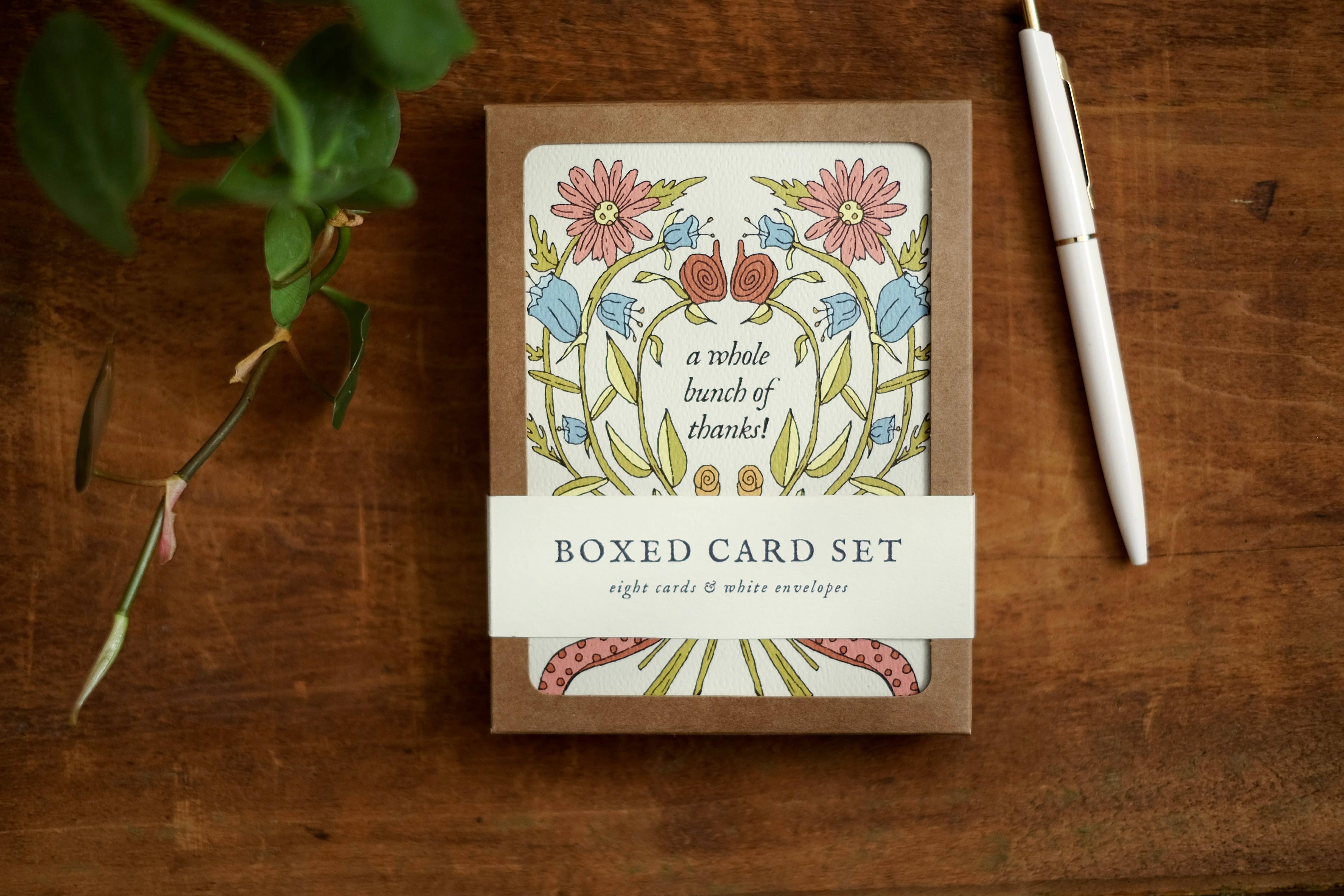 annalisa v. sawtell - Wholesale Stationery/Notecard Set - Bunch of Thanks | Boxed Card Set of 8 | A2