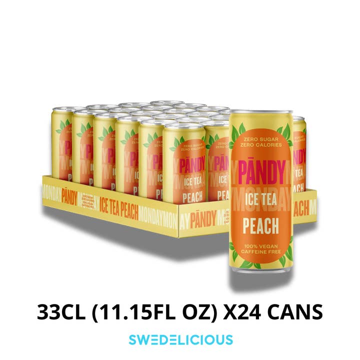 PANDY - Chá Gelado - Bebida de Pêssego por atacado de Swedelicious - Swedish Candy