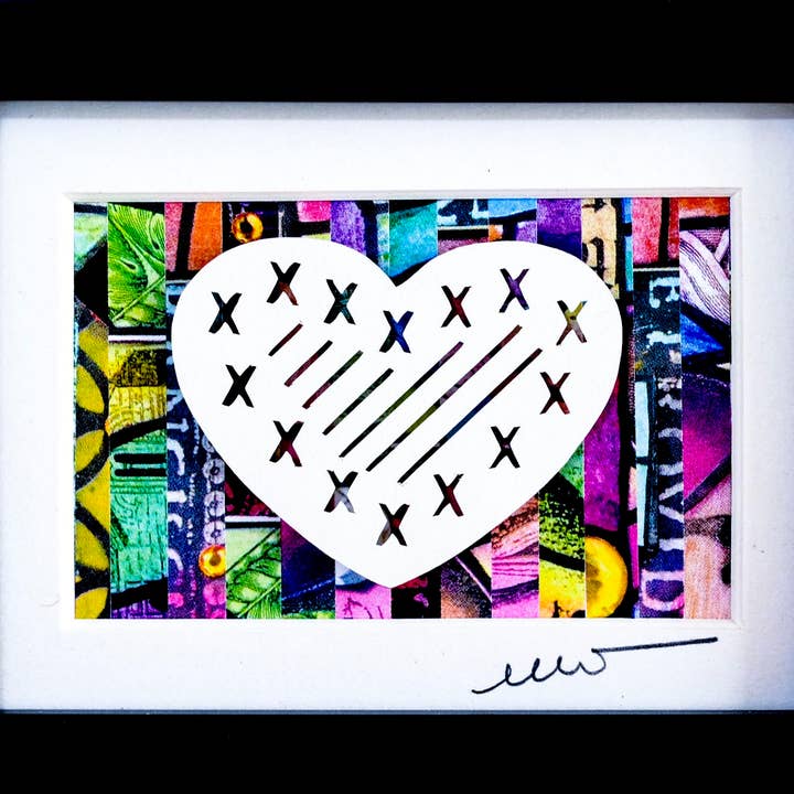 Embroidery Heart for wholesale by Hull Street Studio