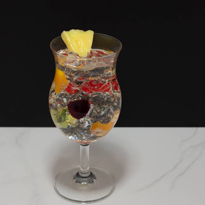 Just Dough It! Fake Foods - Wholesale Decorative Tabletop Object - Fake Glass of White Sangria