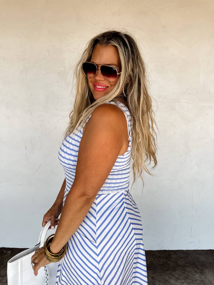 BLAKELEY - Wholesale Dress - Women's - LUCIANA STRIPE DRESS11