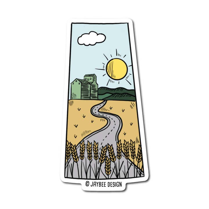 Saskatchewan Tarwevelden Magneet voor wholesale door Jaybee Design