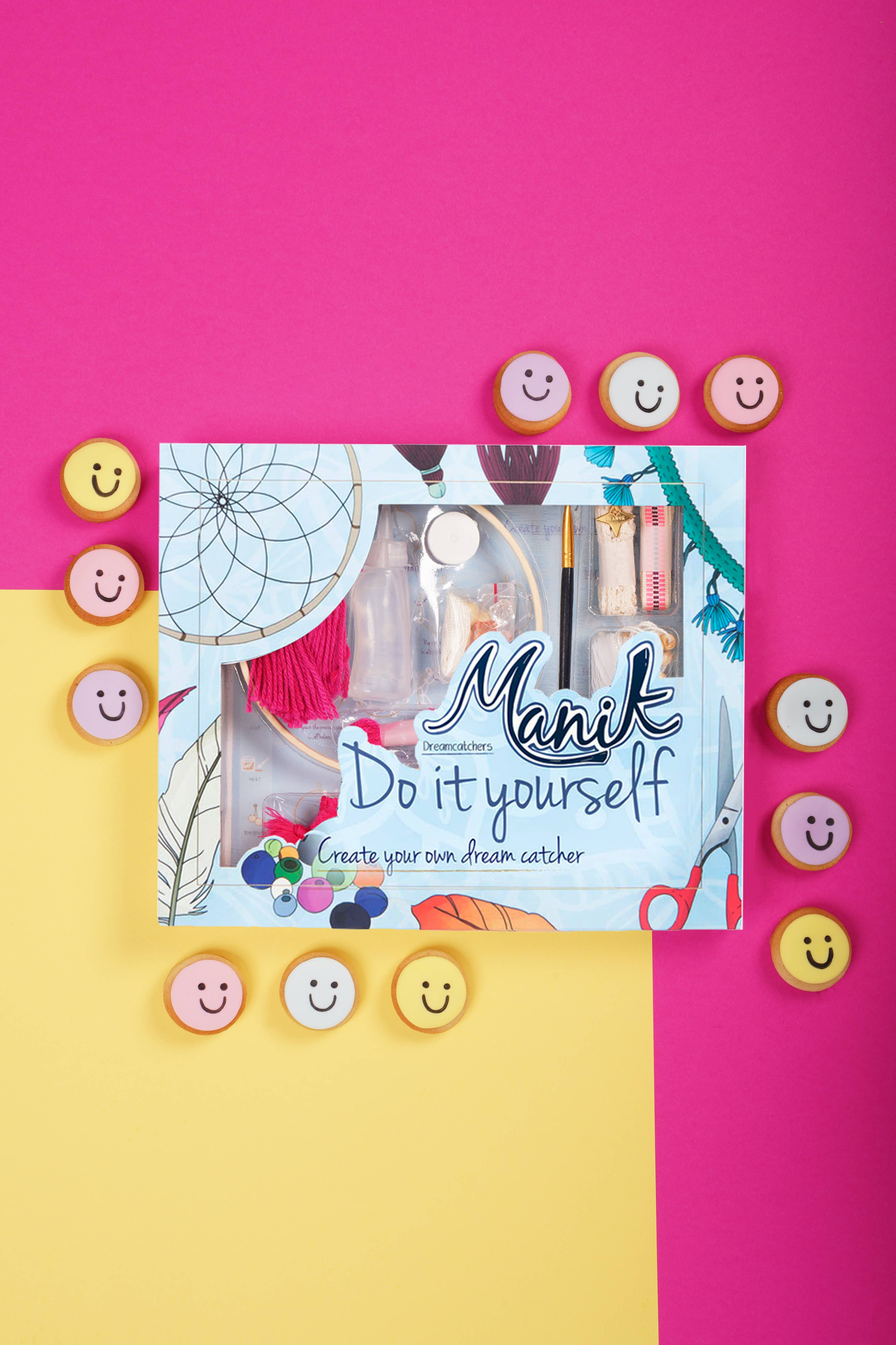 MANIK - Wholesale DIY Craft Kit - Dream Catcher Kit Craft I Project Do It Yourself KIT MINI BEIGE9