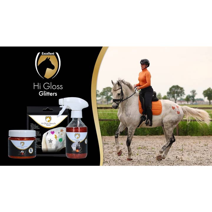 Hofman Animal Care - Wholesale Horse Conditioner/Grooming Aid - Excellent Horse Hi Gloss Glitter Hoof Polish Orange 150 ml4