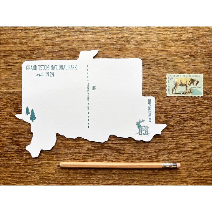 Noteworthy Paper & Press – wholesale Vykort – Grand Teton National Park vykort3
