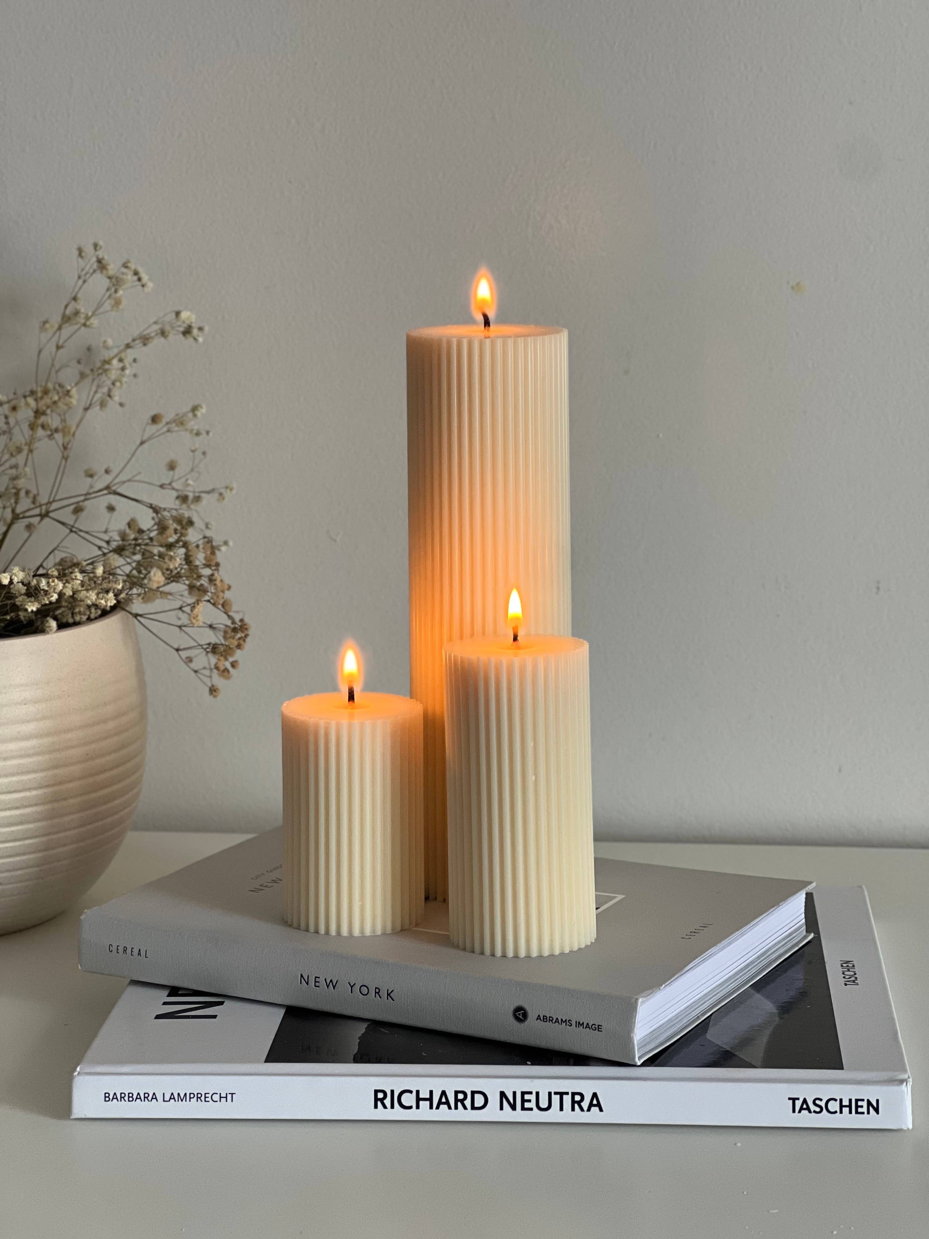 Project Helios - Wholesale Pillar Candle - Centrepiece pillar candle, column candle, table decoration