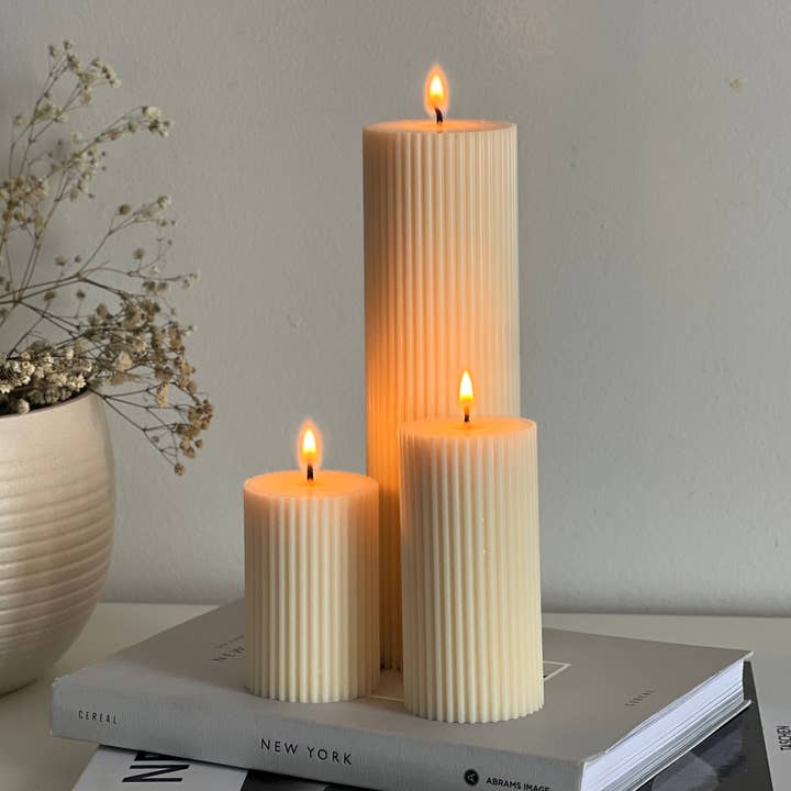 Project Helios - Wholesale Pillar Candle - Centrepiece pillar candle, column candle, table decoration0