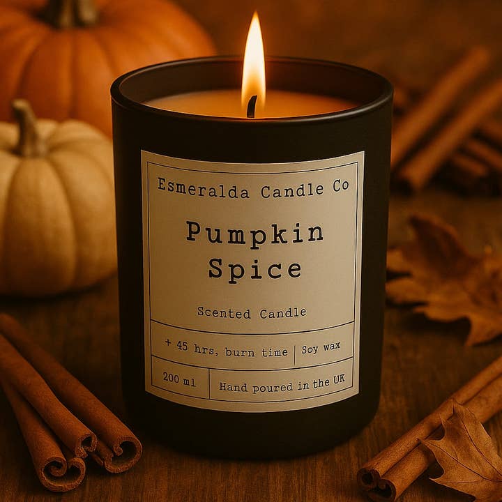 Pumpkin Spice Candle – Limited Edition for wholesale by Esmeralda Candle Co