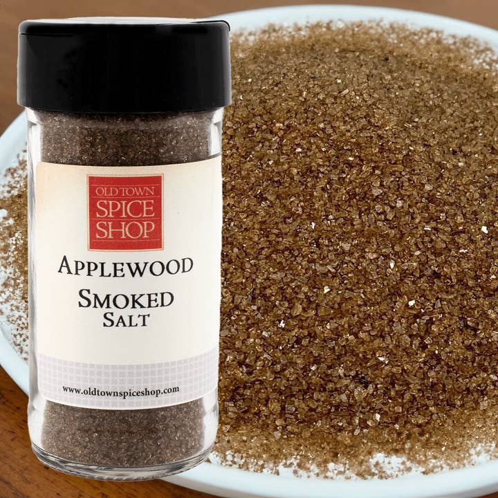 Applewood Smoked Sea Salt Gourmet Salt for Cooking & Smoking for wholesale by Old Town Spice Shop