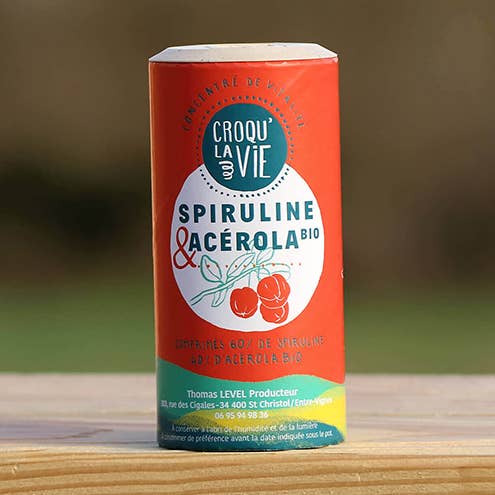 Spirulina en Acerola Bio voor wholesale door Spiruline Croqu'la Vie