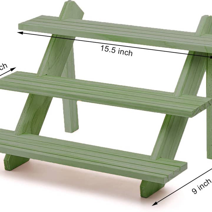 For the Love of Foliage - Wholesale Jewelry Stand & Display - Green Wooden Earring Display - Holds 54 Pairs!2