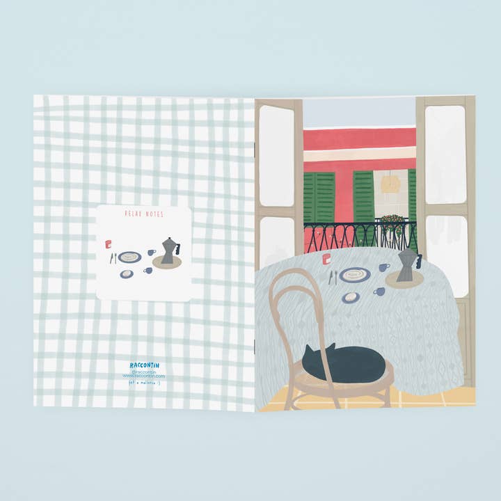 ANTECKNINGSBOK A5 - RELAX NOTES för wholesale av Raccontin