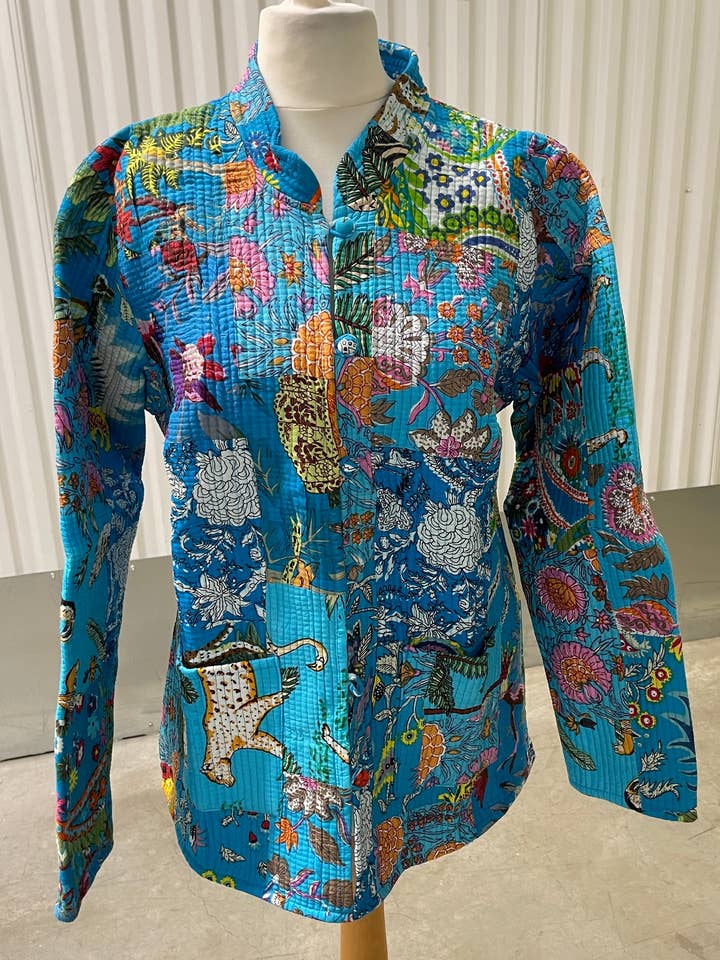 Funky Yak Ltd – wholesale Jacket – Women's – 100% Quilted Cotton Reversible Jacket