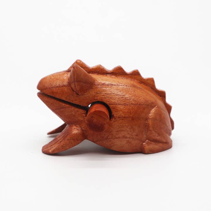 Ancient Wisdom - Wholesale Musical Instrument - Small Croaking Wooden Frog1