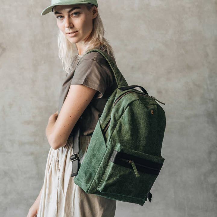 Vegan Leather Co – Großhandel Rucksack – Damen – Rebel | Forrest Kaktus Leder
