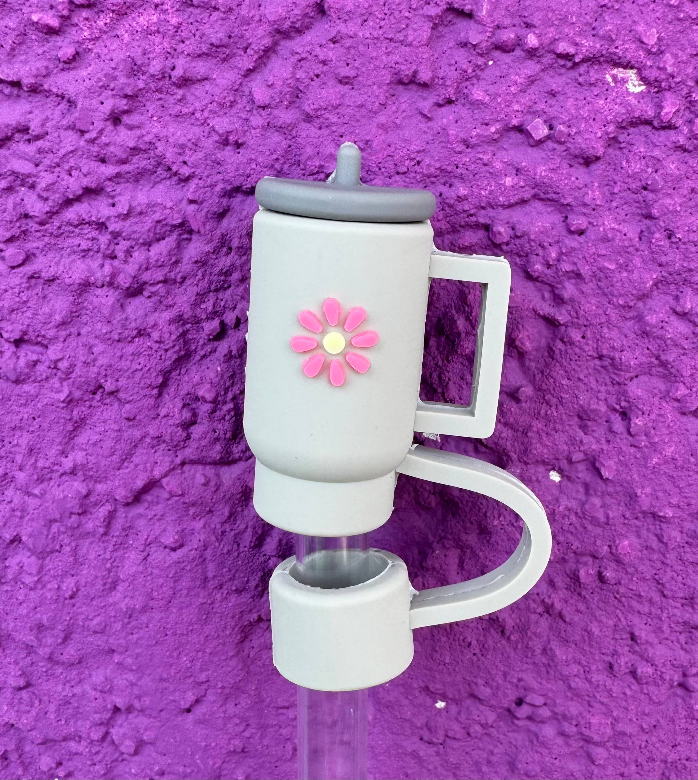 Briano Wholesale - Wholesale Drinking Straw - Tumbler Flower Large Straw Toppers10