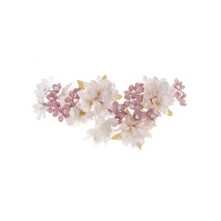 Flormoda - Wholesale Hair Accessories Set - Women's - Dulce Ivory Pink Headdress