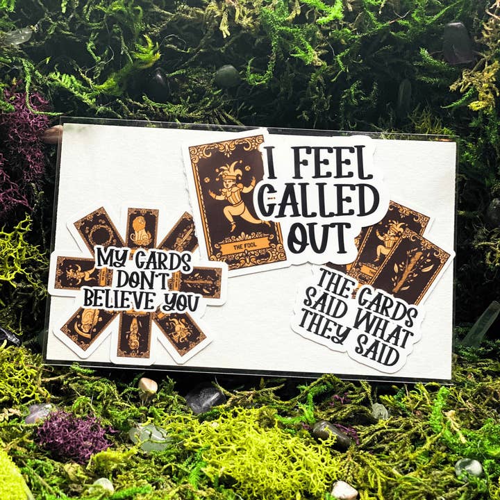 Kallade Tarotkort Klistermärkespaket för wholesale av The Shadow Witch