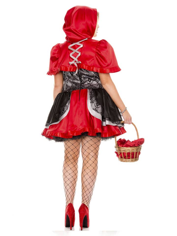 Lingerie Mart - Wholesale Costume - Women's - Music Legs 2 Pc. Plus Size Lace Combination Peplum Dress1