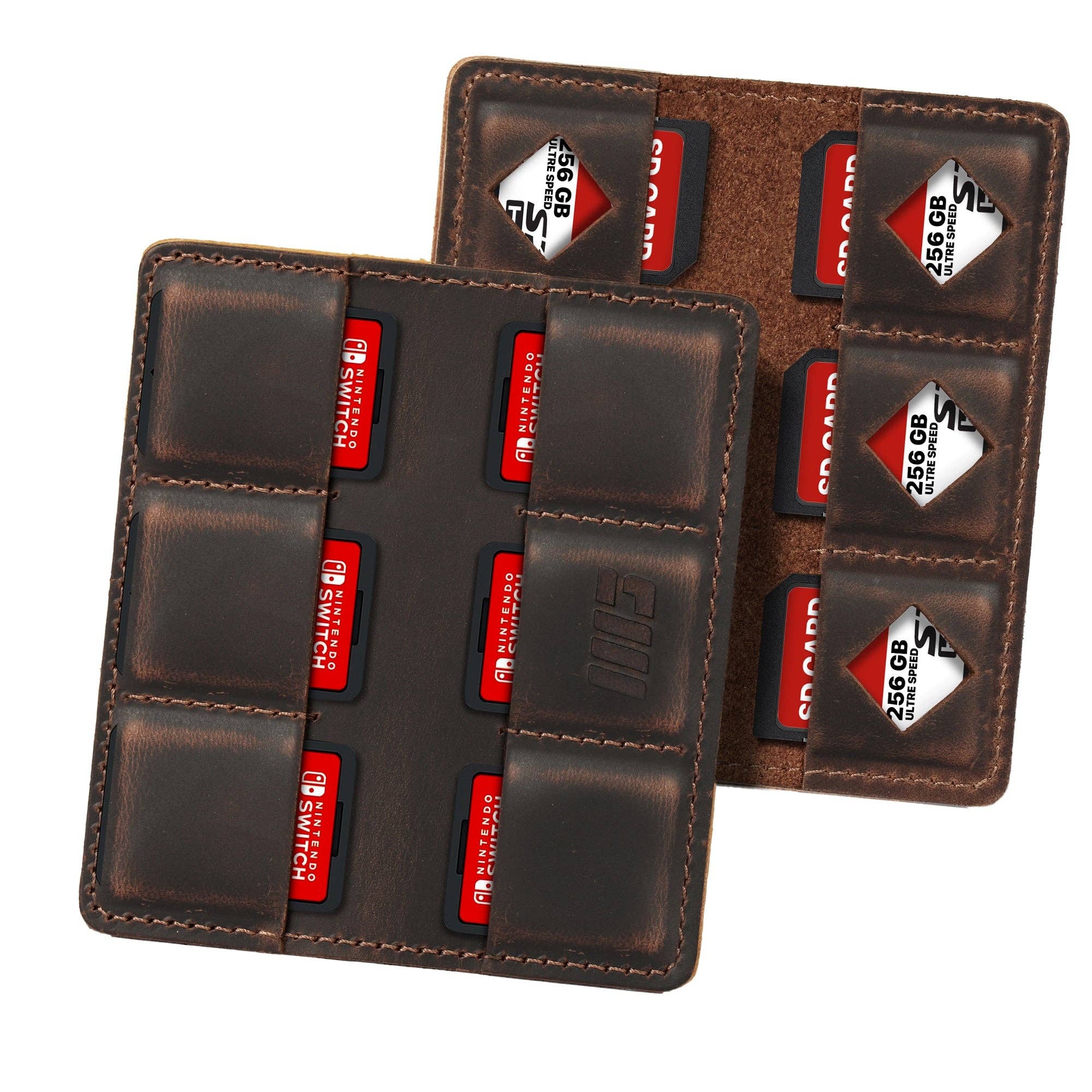 Londo - Vendita all'ingrosso Porta carte - Unisex - Supporto per schede SD MegaGear in pelle56