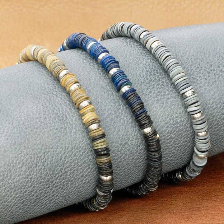 set of 3 bracelets for men   for wholesale by Merveilles du Monde