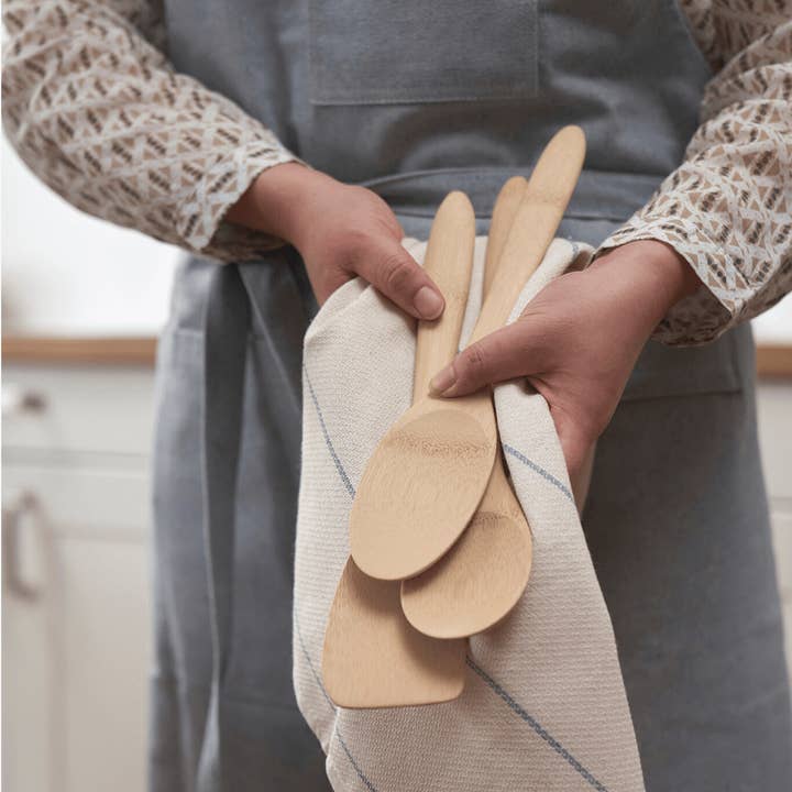 bambu® - Wholesale Kitchen Utensil Set - Bamboo Kitchen Basics Cooking Utensil Set of 3