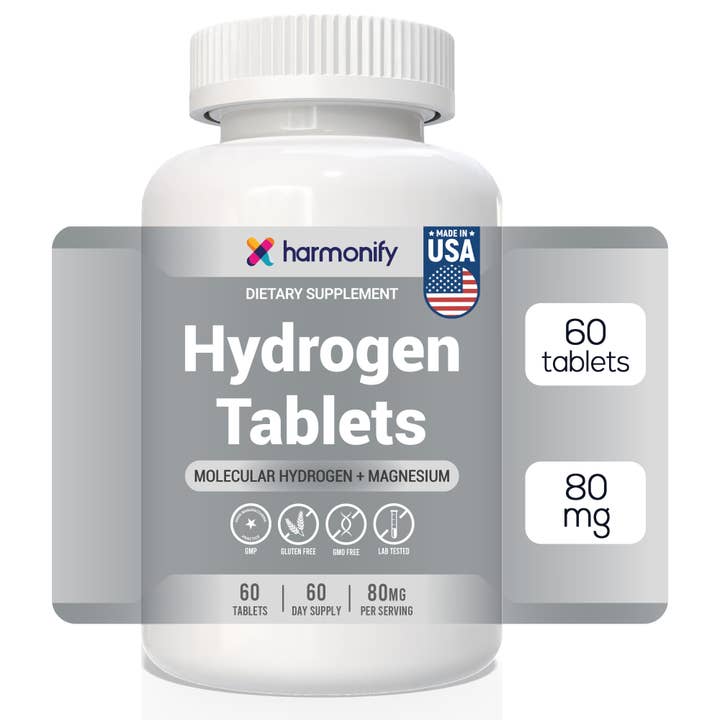 HARMONIFY - Wholesale Oral Supplement/Vitamin - Hydrogen Tablets Molecular Hydrogen + Magnesium 60 Days0