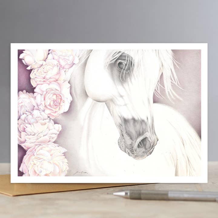 EUREKA!: ÁRABE com PEÓNIAS | Cartão de Felicitações, Cartões, por atacado de Deckled Edge Ltd