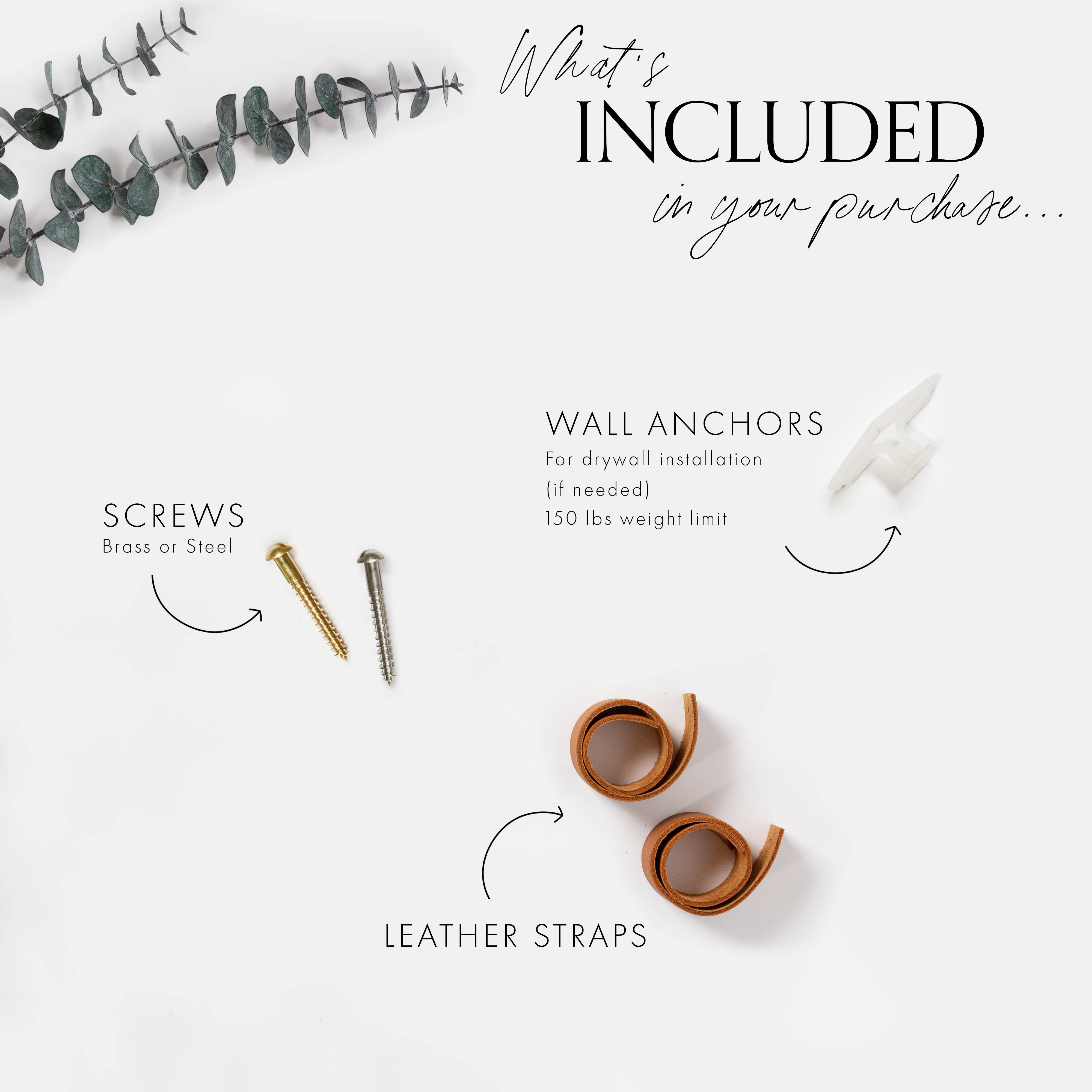 Keyaiira – Gancho de parede por atacado – Suportes de haste de cortina de couro [extremidade plana]13