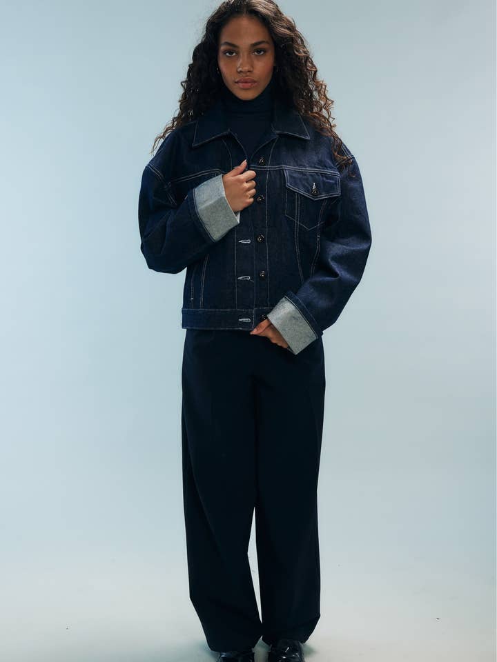 Nitah - Wholesale Denim Jacket - Women's - Raw jacket Anouar4