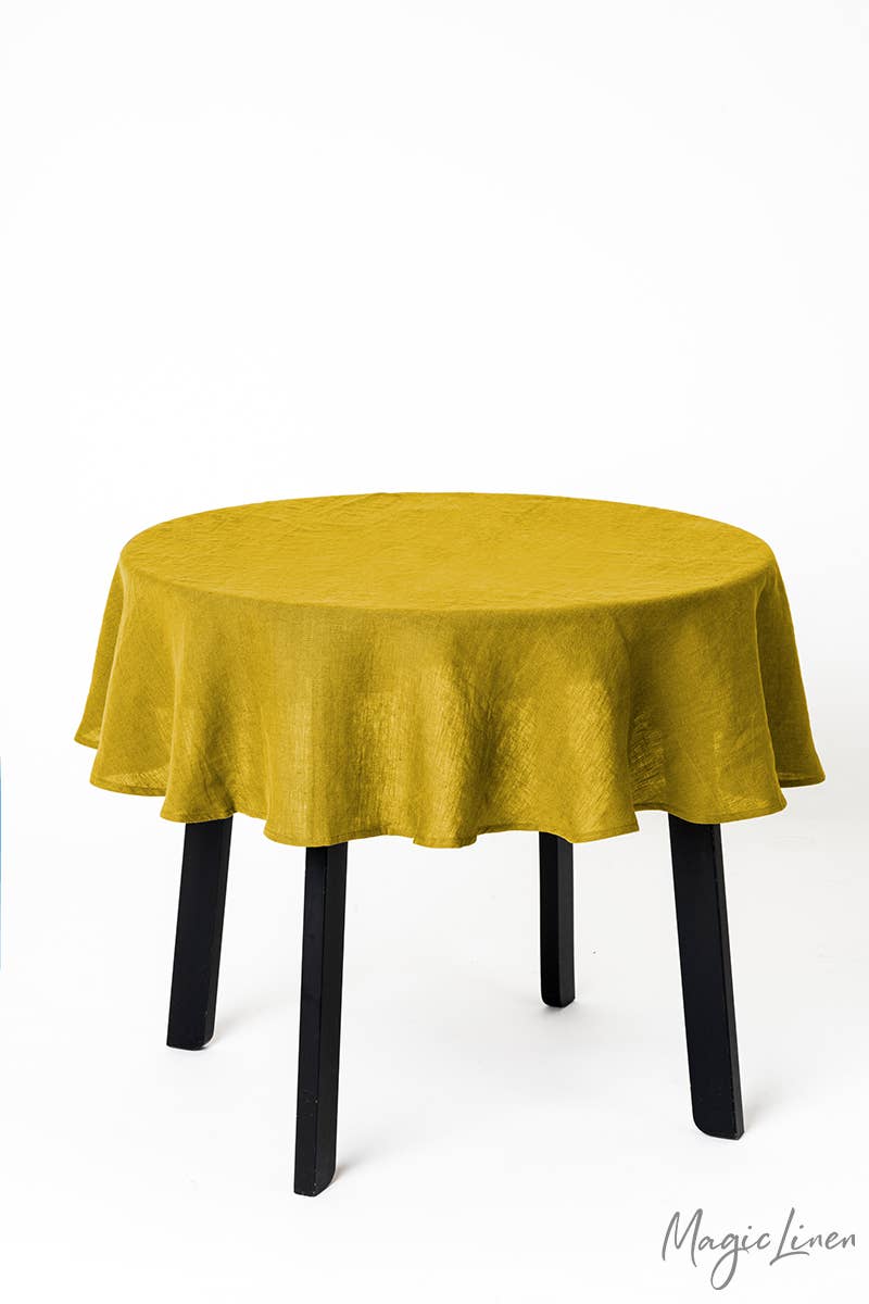 MagicLinen (We handle U.S. import procedures for you) - Wholesale Tafelkleed - Ronde linnen tafellaken10