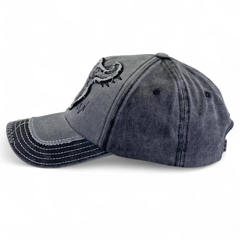 GREY VIA FIORE - CAP - HAT - BASEBALL - SNAPBACK - TRUCKER - #37 for wholesale on Faire2