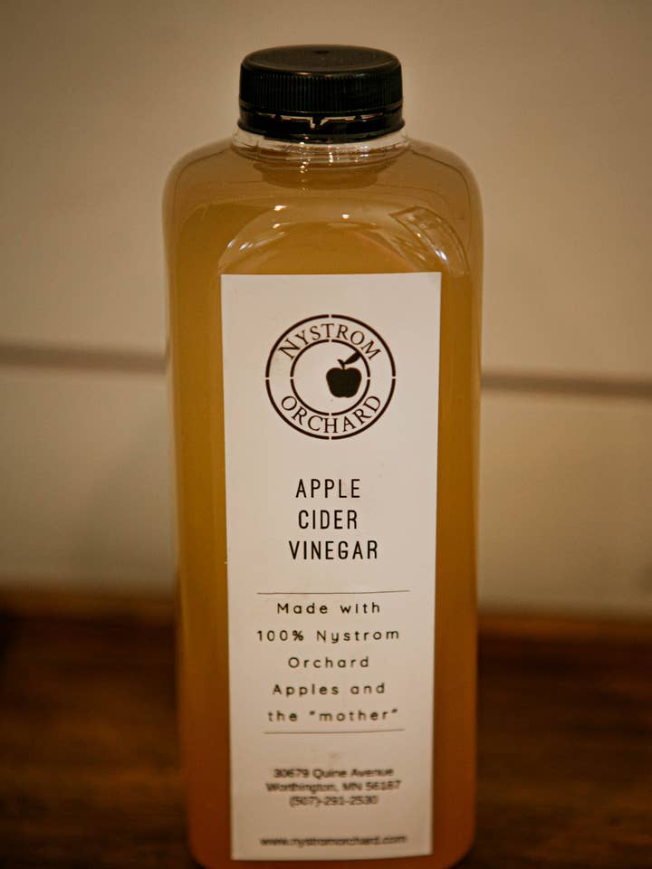 Apple Cider Vinegar - 32 Oz for wholesale by Nystrom Orchard