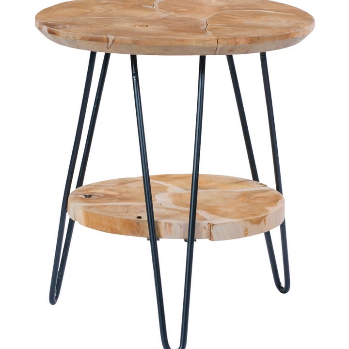 Woodstock 225 Clear/Glossy Side Table for wholesale by Vivorum