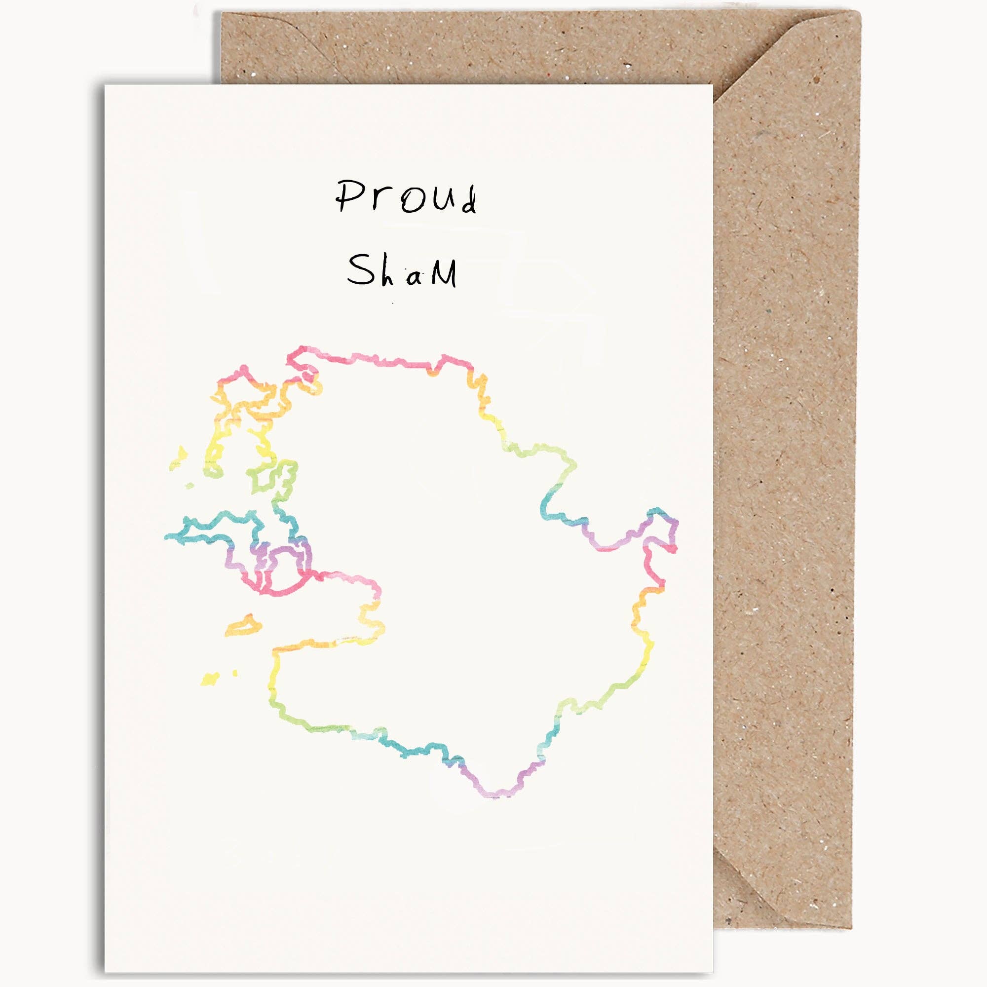 WeirdWatercolours - Wholesale Congratulations Card - Mayo Pride0