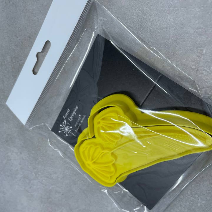 Forever Springtime - Wholesale Biscuit cutter - Flower (d) Cookie Cutter and Embosser Stamp for Fondant / Polymer Clay / Clay / Plasticine