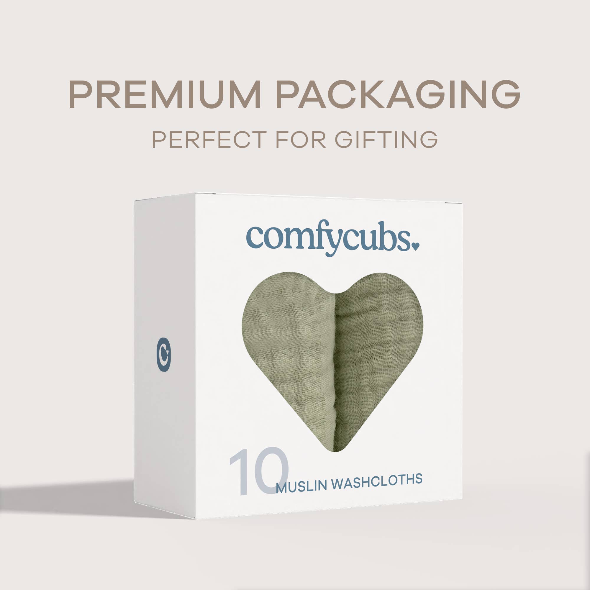 Comfy Cubs – wholesale Wash cloth – Child & baby – Muslin Baby Washcloths, Soft 10"x10" Cotton by Comfy Cubs23