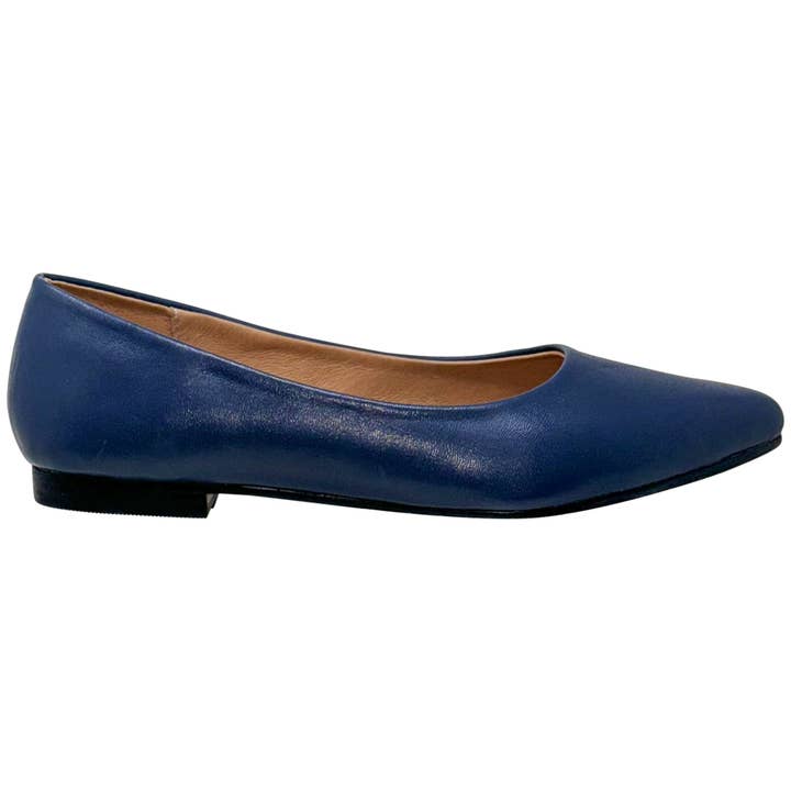 SOBEYO Women's Pointed Toe Flat Genuine Leather Memory Foam Cushion for wholesale on Faire
