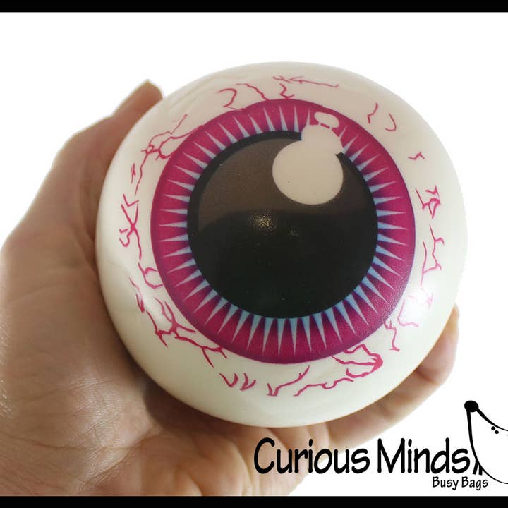 Curious Minds Toys - Wholesale Squishy Toy - Kids & Baby - 1 Large Eye Slow Rise Squishy Foam Stress Ball - Sensory,6