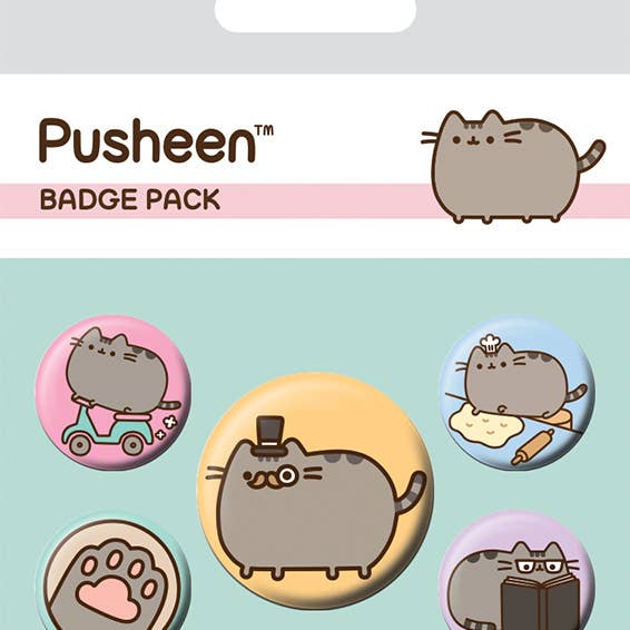 Pyramid International - Wholesale Lapel Pin/Button - Pusheen (Fancy) Badge Pack