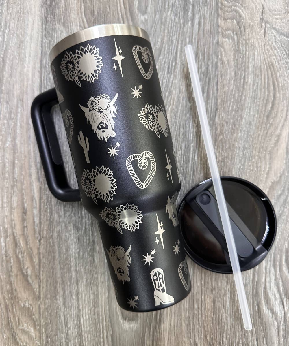 DESHENG ENTERPRISE - Vente Gourde/bouteille isotherme - GOBELET EN ACIER INOXYDABLE OCCIDENTAL 40oz4