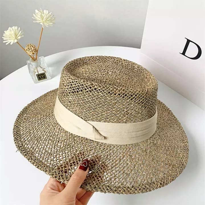 Boater, Sea Grass for wholesale by The Pathz - Hats, Bags & Lifestyle