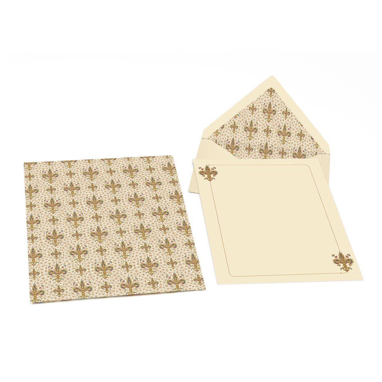 San Lorenzo Design - Vendita all'ingrosso Set di cartoleria/cancelleria - Foglie per Scrittura e Carte da Lettera Italiane con Busta, Portfolio22