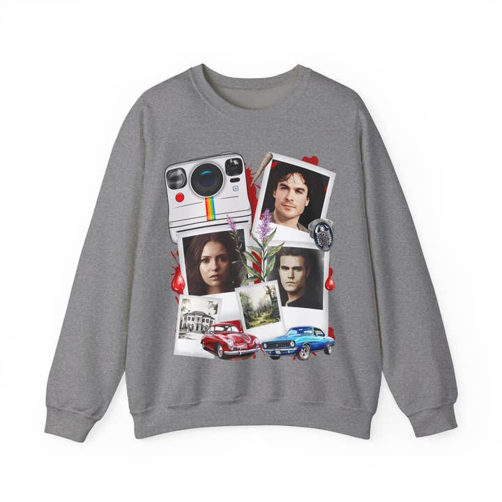 Vampire diaries Collage Crewneck Sweatshirt for wholesale by Apparel Crush