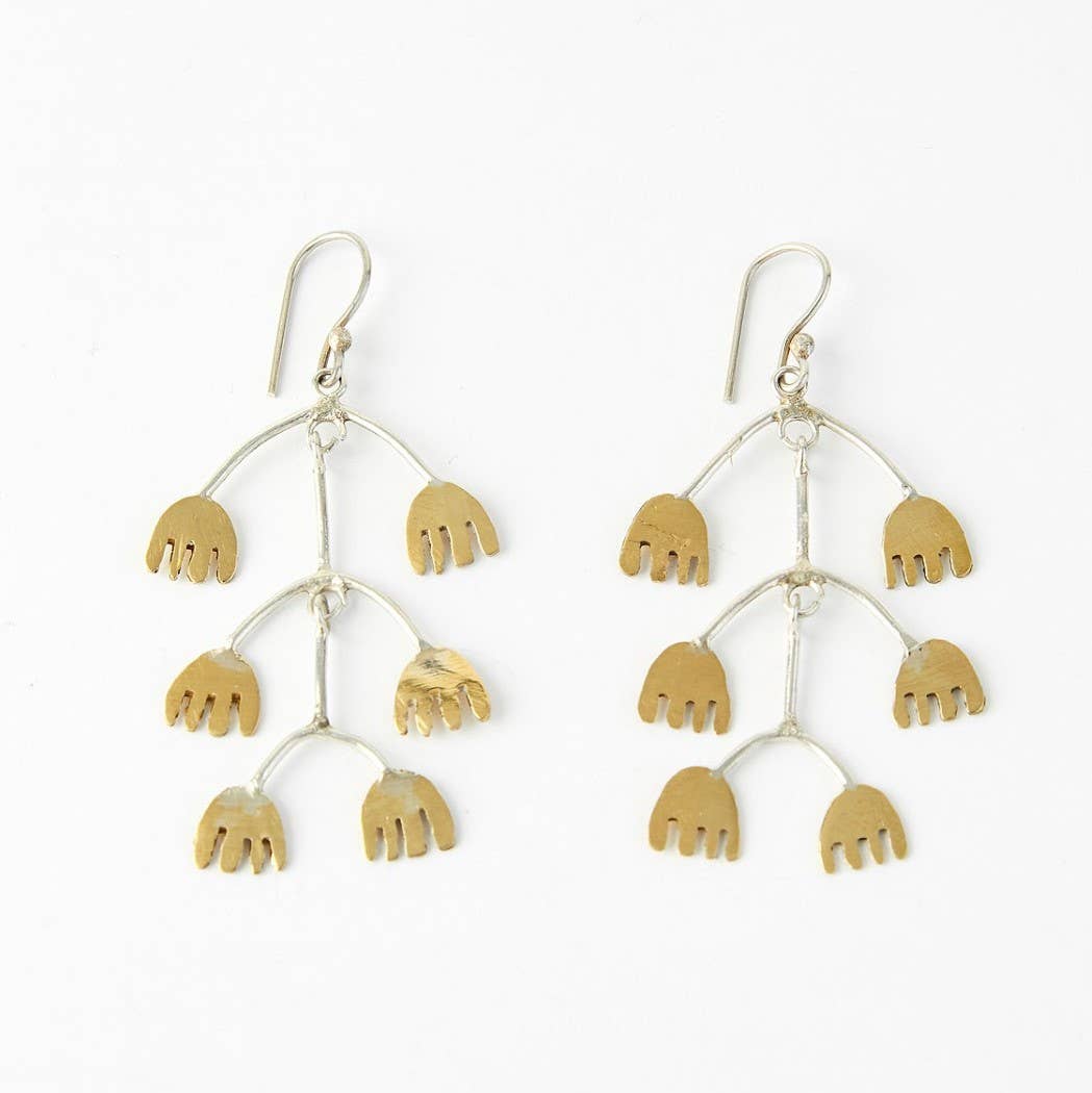 Ombre Claire - Venta al por mayor Pendientes colgantes - Pendientes Saphorines en plata maciza y bronce