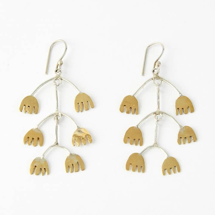 Ombre Claire - Venta al por mayor Pendientes colgantes - Pendientes Saphorines en plata maciza y bronce0