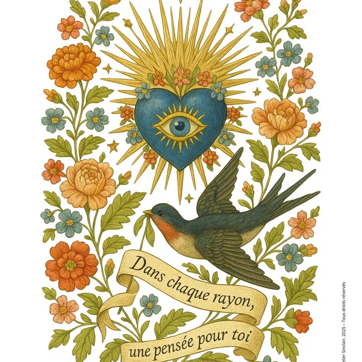 ATELIER SINCLAIR - Wholesale Art Print - THE SWALLOW IS HERE